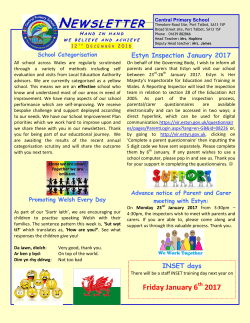 Newsletter 12.12.16