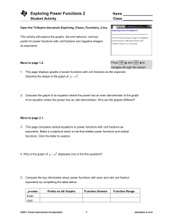 Student Activity PDF - TI Education