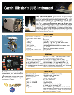 Fact Sheet.indd - Laboratory for Atmospheric and Space Physics