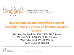 How do capacity markets affect demand