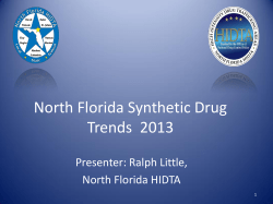 Synthetic Drug Trends - 2013