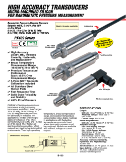 HIGH ACCURACY TRANSDUCERS micro