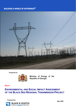 environmental and social impact assessment of the black sea