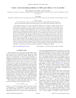 Corner- versus face-sharing octahedra in AMnO3 perovskites