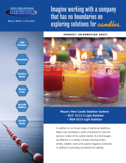 New Candle Brochure.