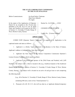 Sample Application for an Exception to 10