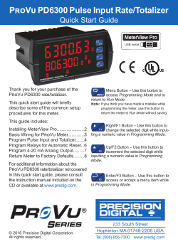PD6300 Quick Start Guide
