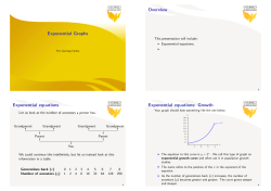 Exponential Graphs