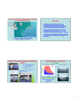 Surface Processes Instrument Platform (SPIP) Characteristics of