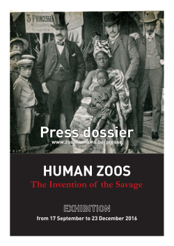 Press dossier - Zoos humains