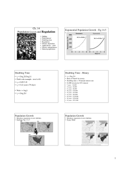 Lecture 11-Popn Regulation Ch14b