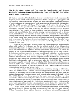 Jim Davis, Comic Acting and Portraiture in Late