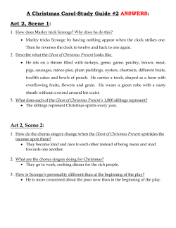 A Christmas Carol-Study Guide #2 ANSWERS: Act 2