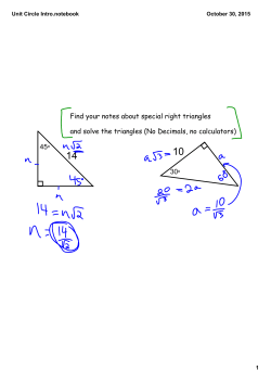 Unit Circle Intro.notebook