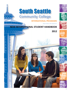 new international student handbook 2012