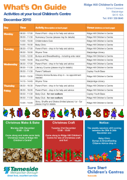 Ridgehill (Read-Only) - tameside-sid