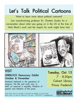 Let`s Talk Political Cartoons