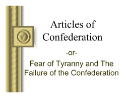 Articles of Confederation