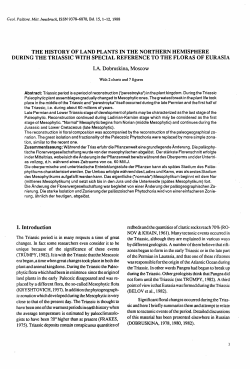 the history of land plants in the northern hemisphere