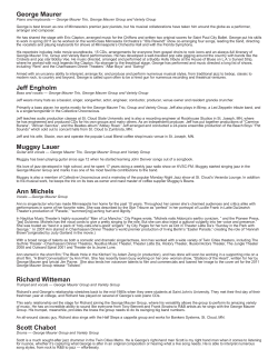 Group Bio - George Maurer