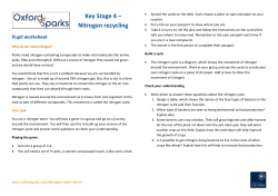 Key Stage 4 &ndash; Nitrogen recycling