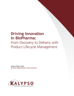 Driving Innovation in BioPharma