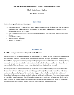 Most Dangerous game style