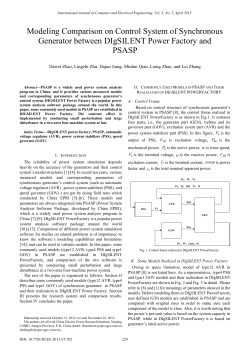 Modeling Comparison on Control System of Synchronous Generator
