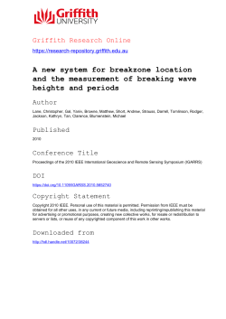 A NEW SYSTEM FOR BREAKZONE LOCATION AND THE