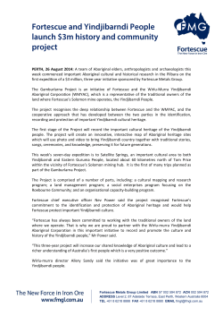 - Fortescue Metals Group Ltd