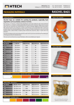 HTECH Raschel Bags