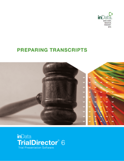 preparing transcripts