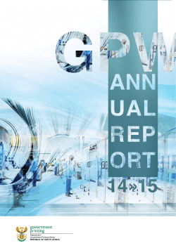 annual report - Government Printing Works