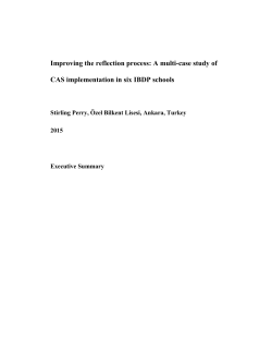 Improving the reflection process: A multi