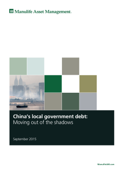 China`s local government debt