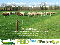 PastureBase Ireland - Capturing Grassland Data on Irish
