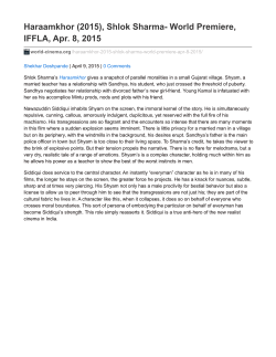 Haraamkhor (2015) - Indian Film Festival of Los Angeles