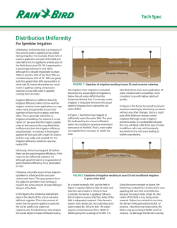 Distribution Uniformity
