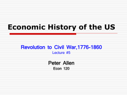 Economic History of the US