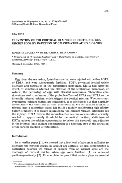 Summary Introduction - Berkeley MCB