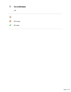 Co-ordinates