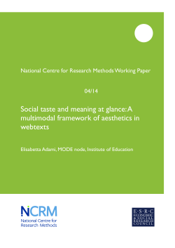 Social taste and meaning at glance: A multimodal framework of