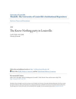 The Know-Nothing party in Louisville. - ThinkIR