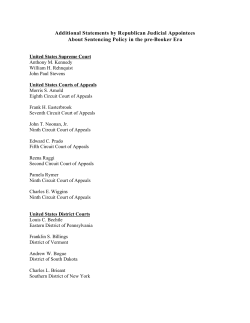 Additional Statements by Republican Appointees on Sentencing