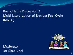 Multilateralization of the Nuclear Fuel Cycle