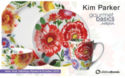 Kim Parker for Gourmet Basics by Mikasa Look Book