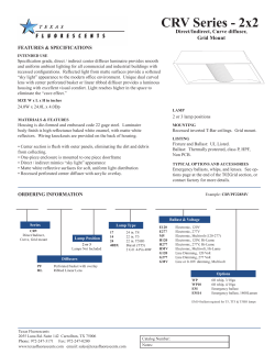 CRV Series - 2x2 - Texas Fluorescents