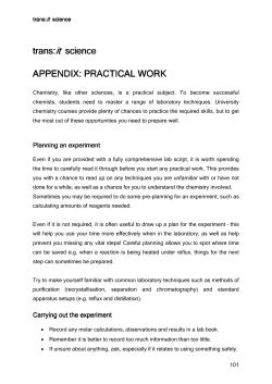 Appendix: Practical Chemistry PDF 148KB