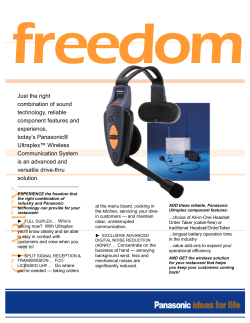 Just the right combination of sound technology, reliable component