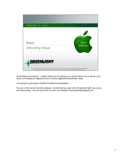 the call - Greenlight Capital